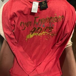 San Francisco 49ers/Niners Long Sleeve Shirt with hood